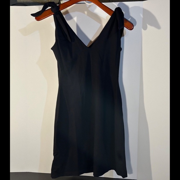 Susana Monaco Black Tie Shoulder A-Line Dress Black Size S - NWT - Picture 10 of 16